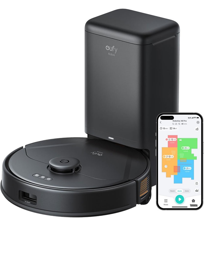 جاروبرقی هوشمند انکر Anker Eufy Clean X8 Pro with Self-Empty Station مدل T2276