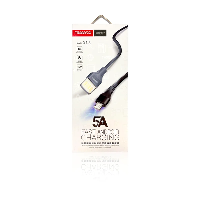 کابل شارژ میکرو به usb ترانیو مدل x7 micro